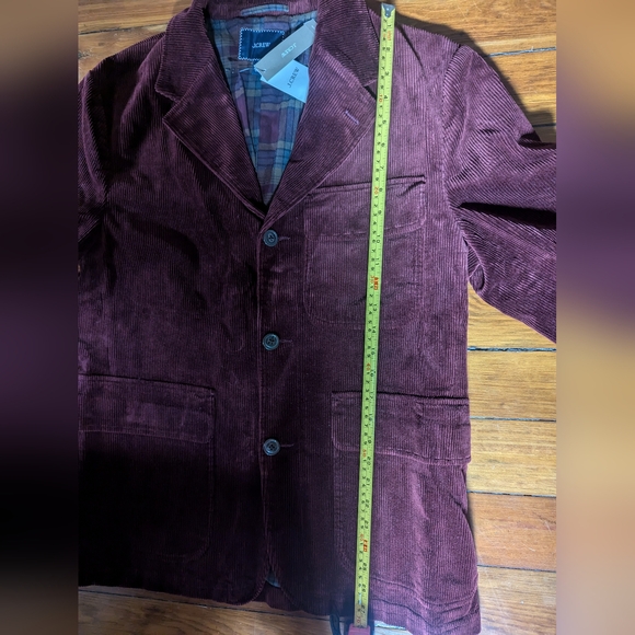 NWT JCrew Flannel-lined chore blazer in Italian cotton corduroy - size 38S - Picture 14 of 16